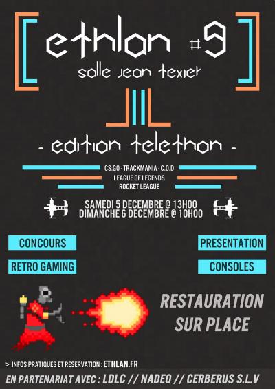 Affiche lan party Ethlan #9